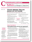 Communication Bulletin for Managers & Supervisors